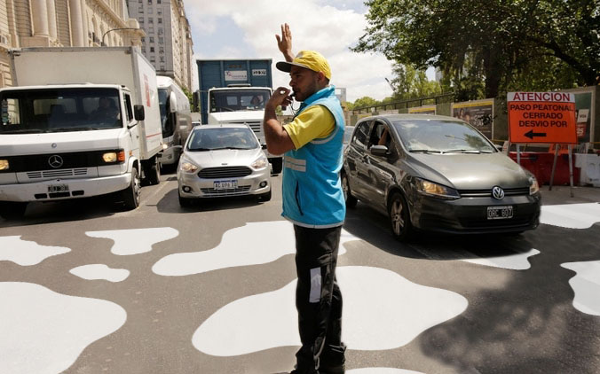 Paso de vaca en Buenos Aires
